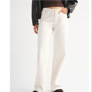 Abercrombie & Fitch Ultra Loose Low Rise Curve Love  jean sz 33